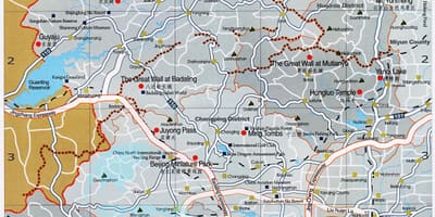 Карта Пекина транзит
