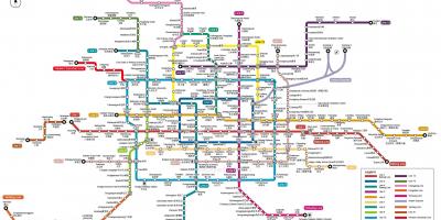 Карта метро Пекин 