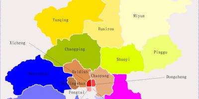 Пекин Китай карта