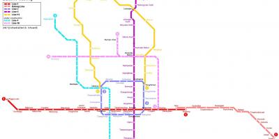 Карта Пекинский подземный город
