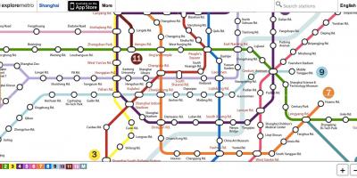 Исследовать Пекин карта метро 